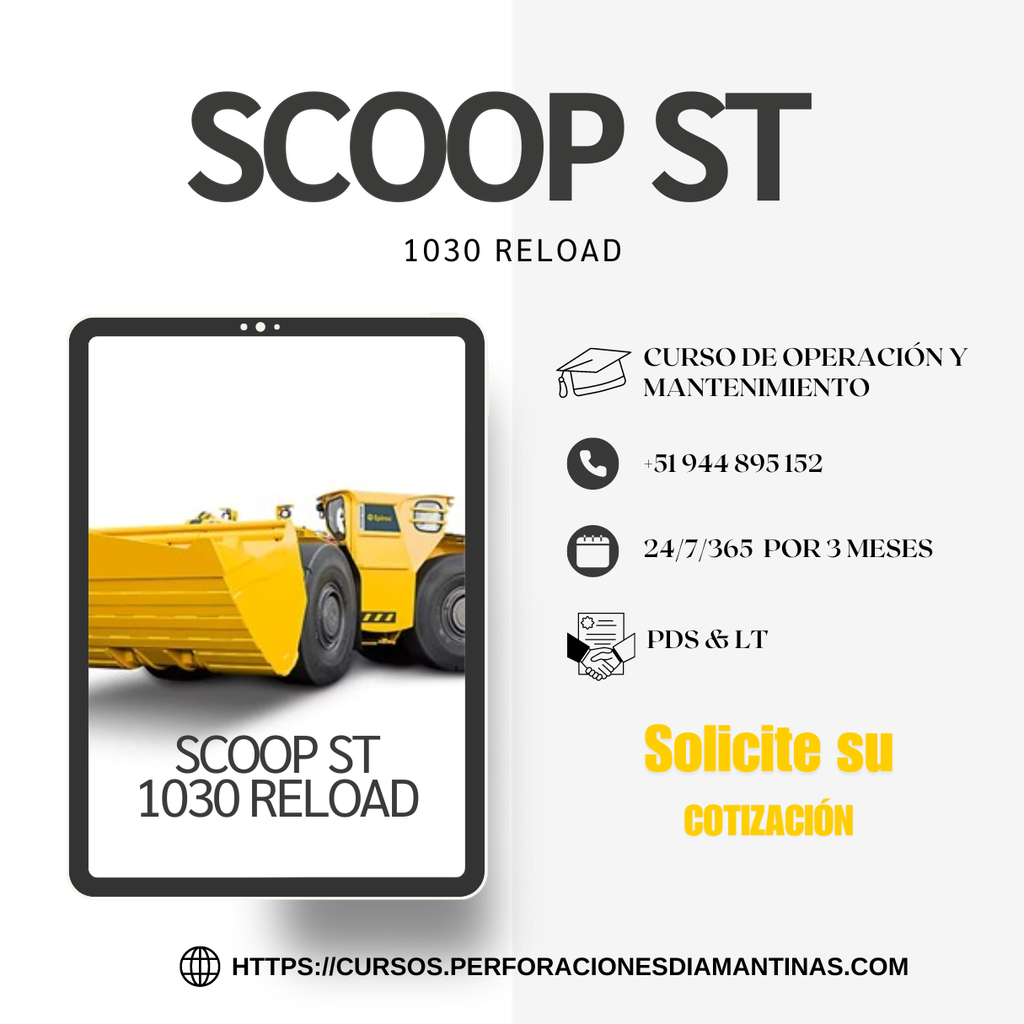 Operación de Scoop ST1030 Reload