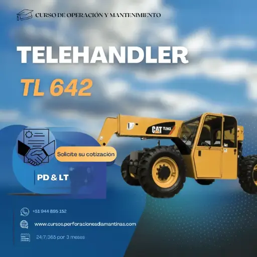 Operación de Telehandler Cat TL 642