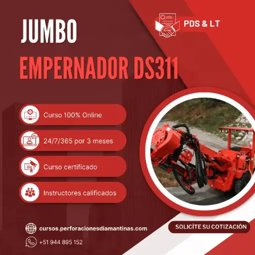 Operación de Jumbo Empernador DS311